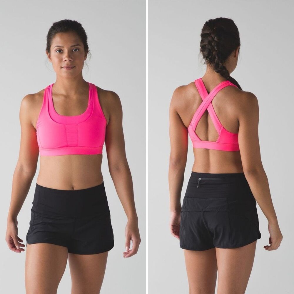 Lululemon Run: Stuff Your Bra III in Neon Pink Size 6